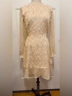 Hutch | Dresses | Nwt Hutch Alissa Faux Feather Longsleeve Sequin Mini Dress  | Poshmark